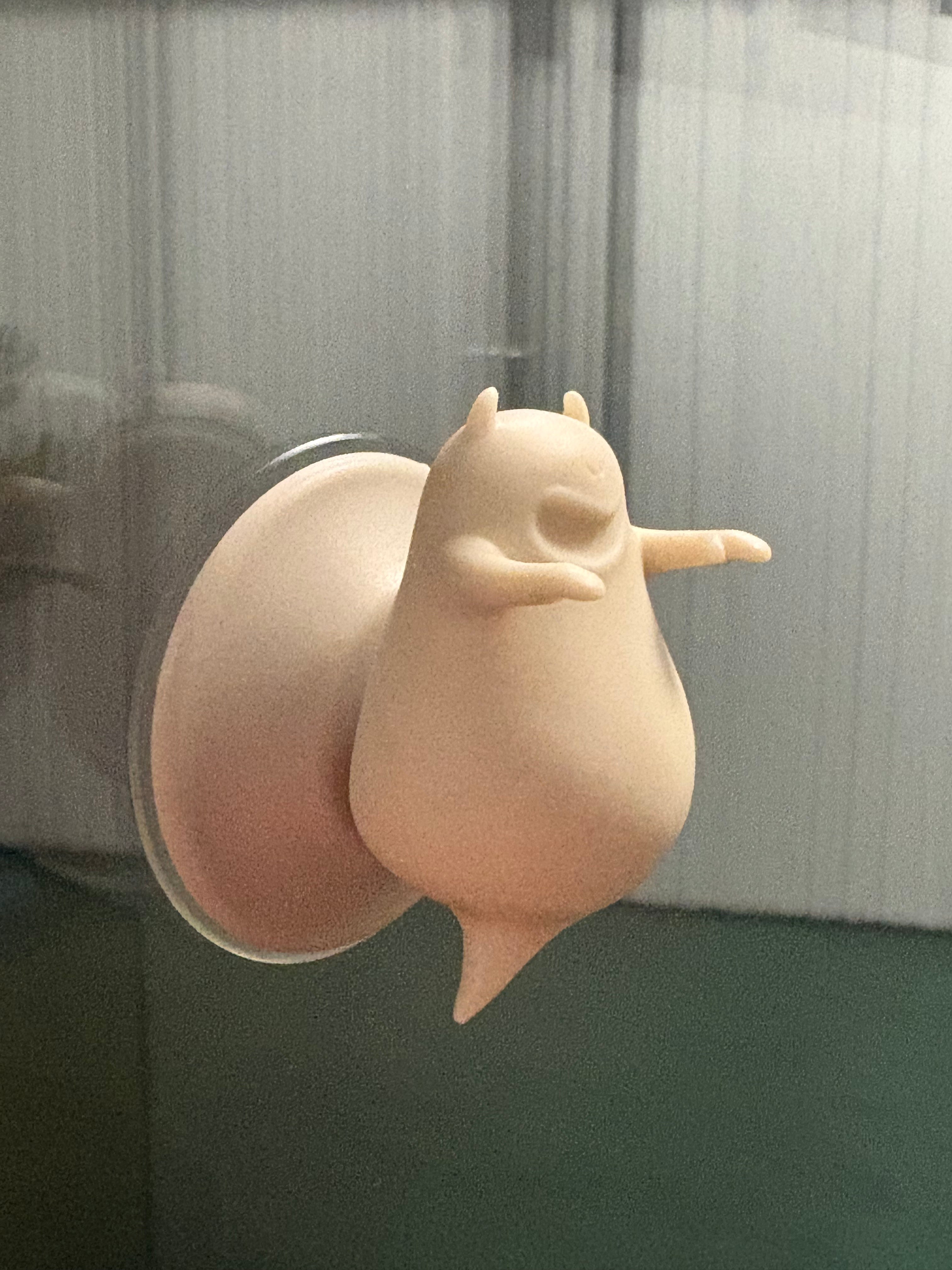 Halloween Ghost Towel Hook - design 2 on glass